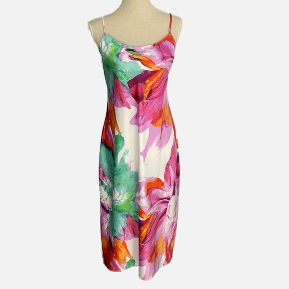 Natori Multicolor Floral Dress - Picture 2 of 12